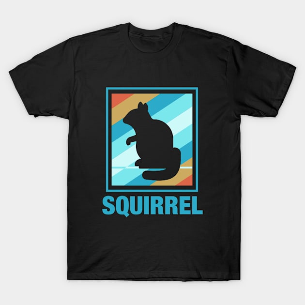 Vintage Squirrel T-Shirt by LetsBeginDesigns